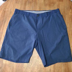 Under Armour Match Play Vented Shorts Size 40 Blue